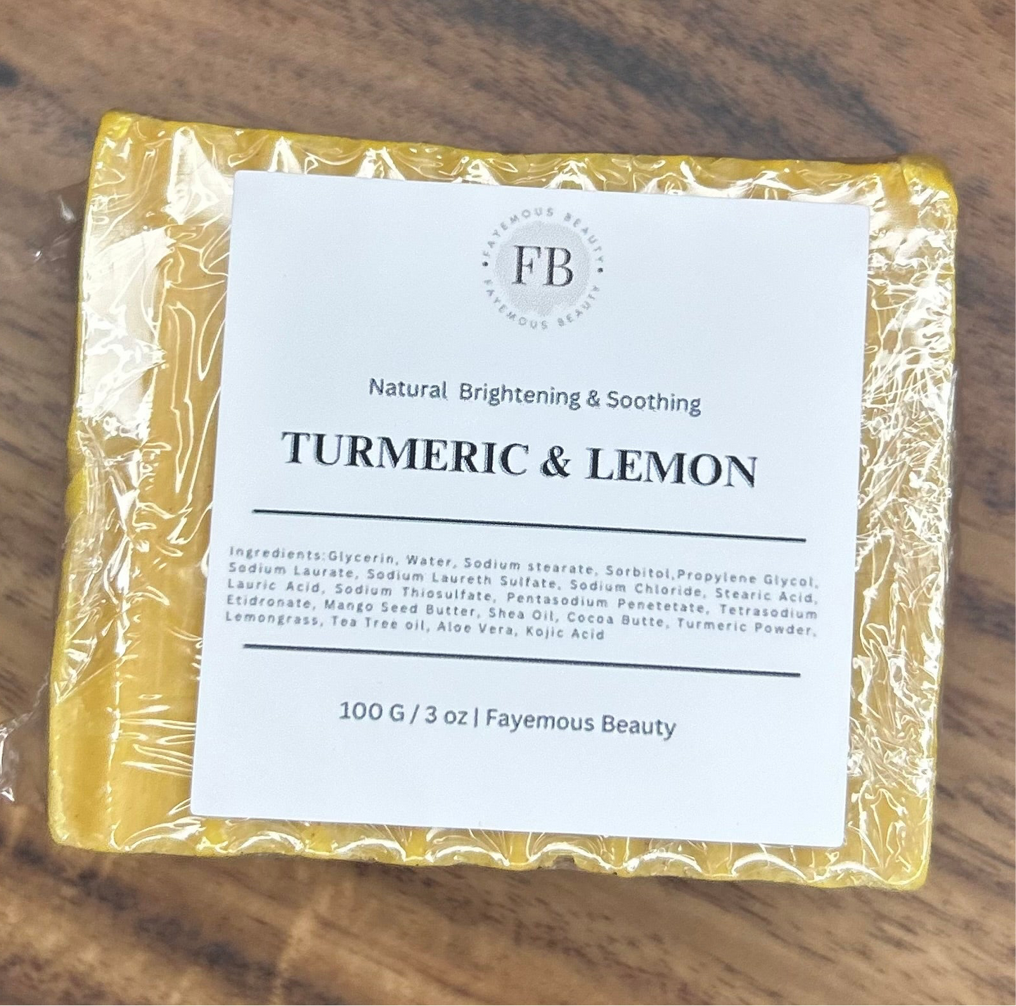 Brightening Turmeric and Lemon Body Bar w/Kojic Acid