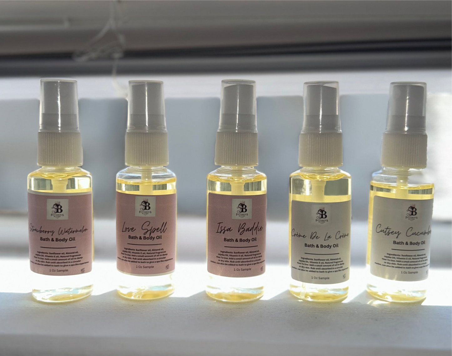 Bath & Body Oil 1 Oz Samples